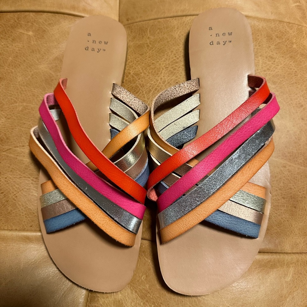 A new day sandals.